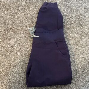 Figs Technical Collection Scrub Jogger Pants in Deep Purple